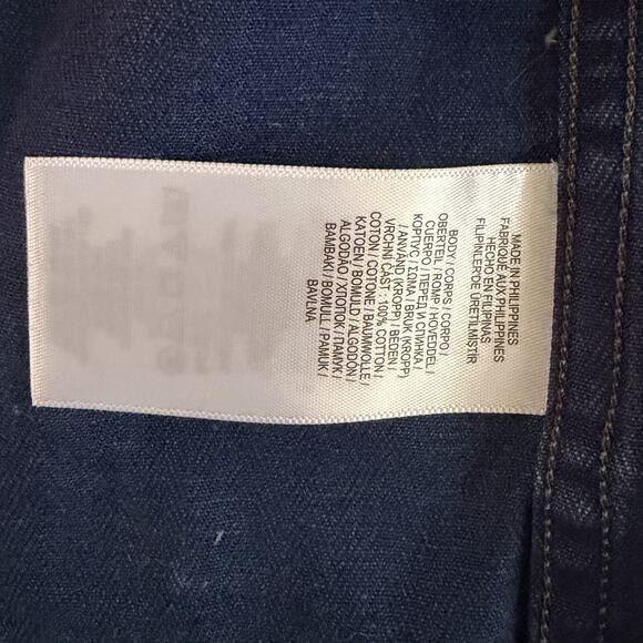 NWT RRL Double RL Indigo Herringbone Twill Overshirt Chore Mens Jacket - Picture 7 of 7